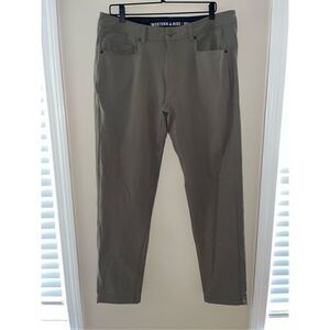 Men's Western Rise Pants Army Khaki Green Size 35*